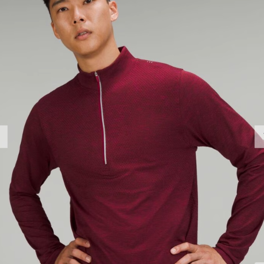 Lululemon Metal Vent Tech Midweight 1/2 Zip